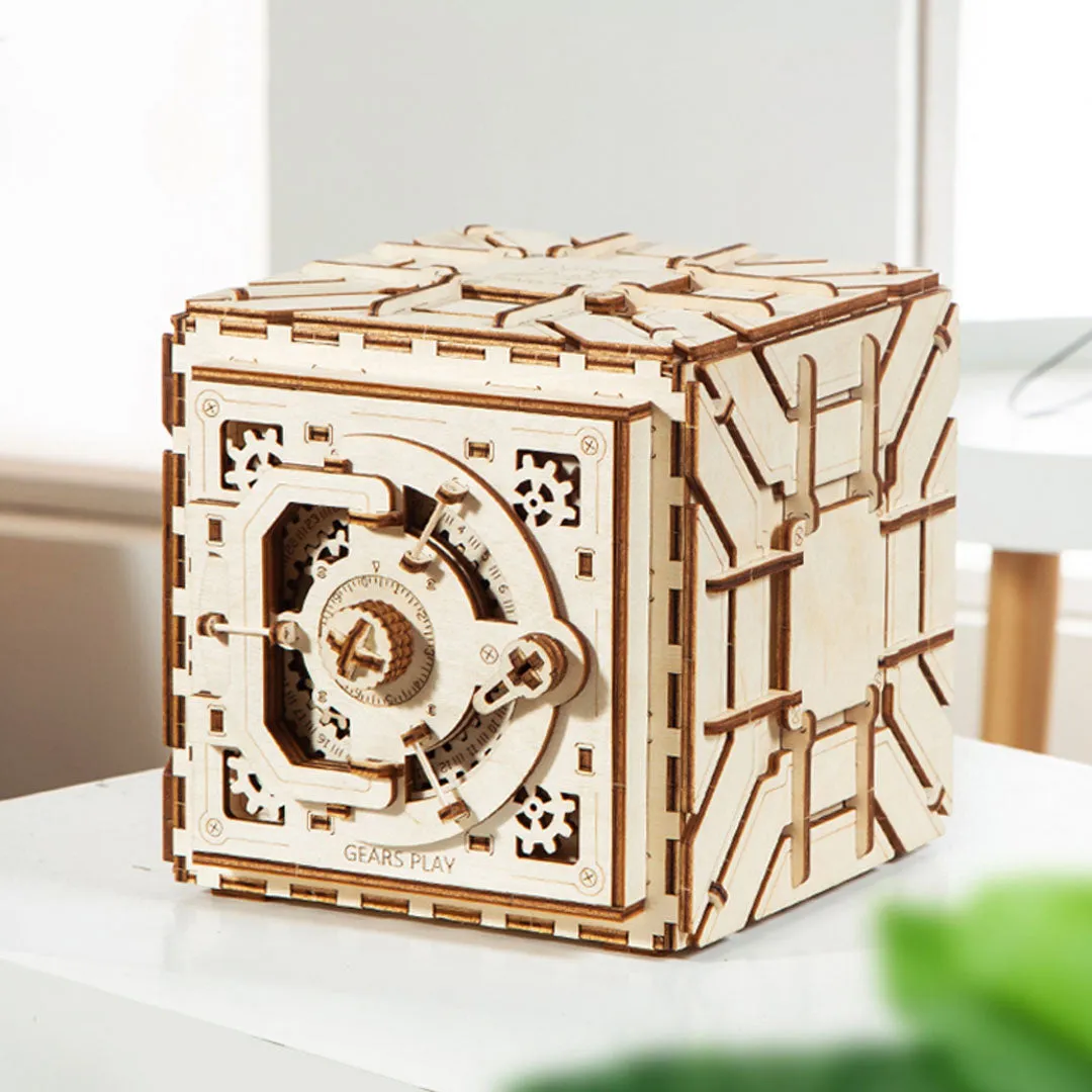 Safe Box Mechanical 3D Wooden Puzzle