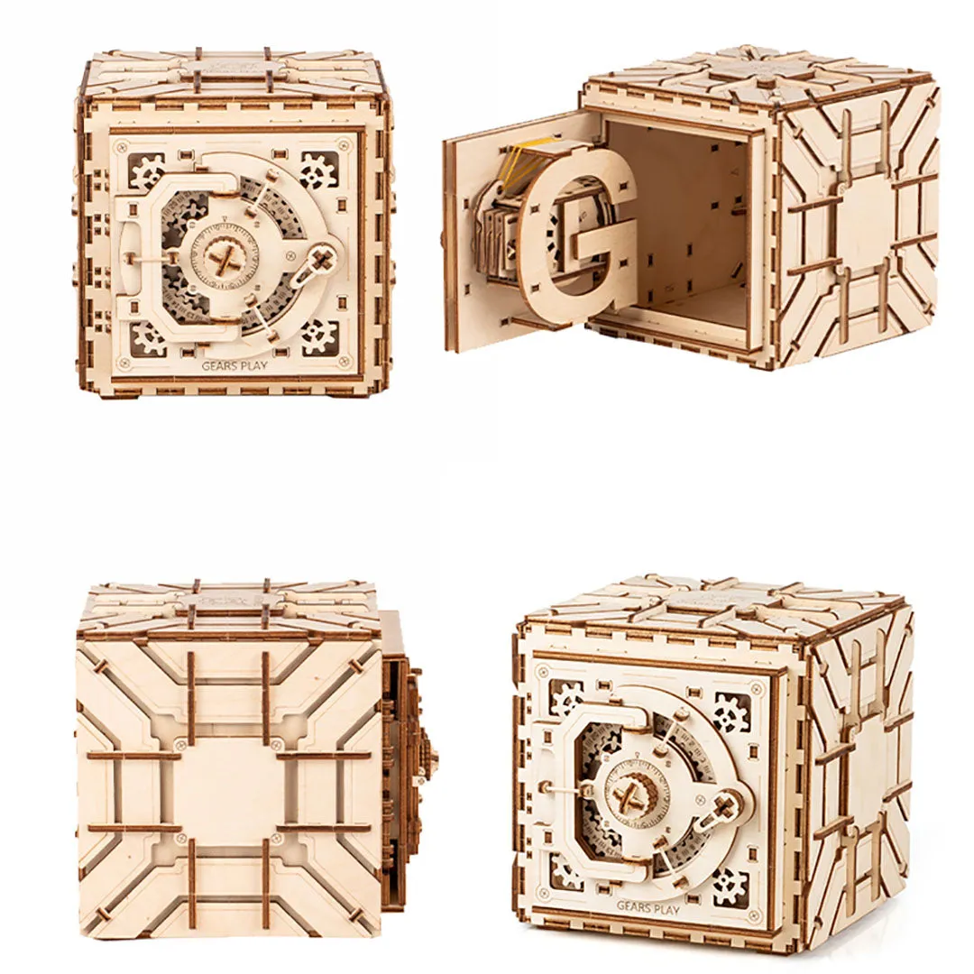 Safe Box Mechanical 3D Wooden Puzzle