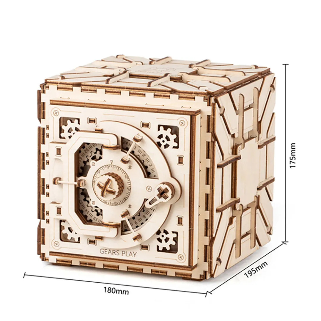 Safe Box Mechanical 3D Wooden Puzzle