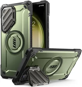 Samsung Galaxy S24 Ultra Case Heavy Duty Rugged Magnetic Phone Case