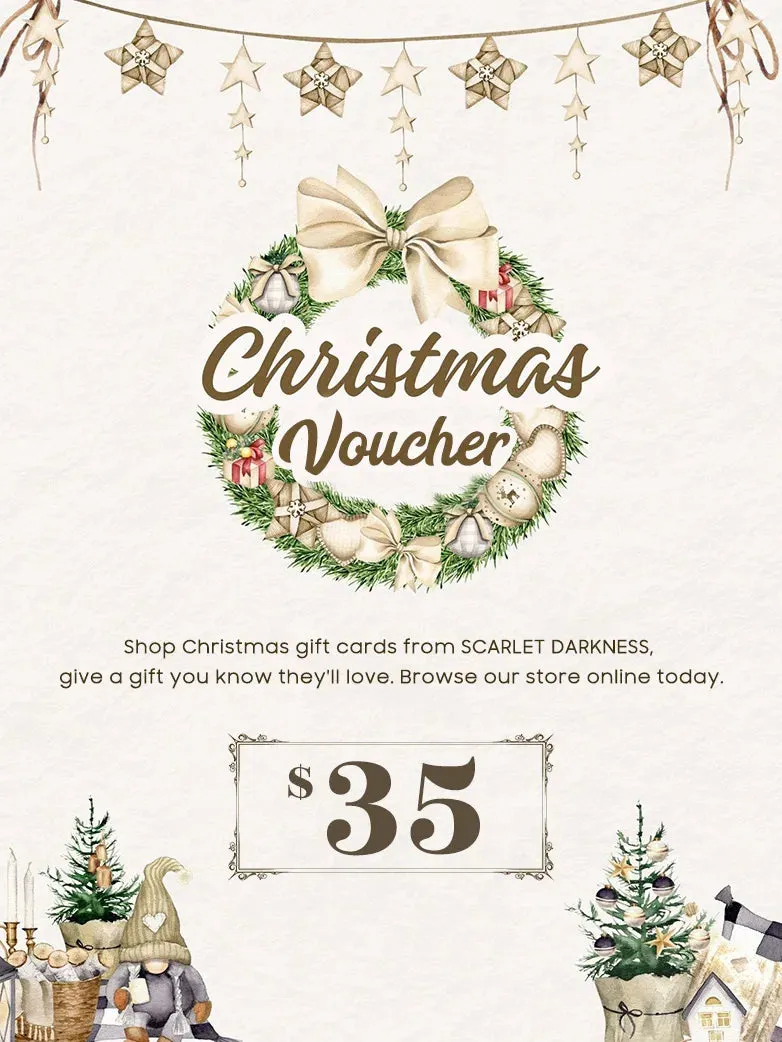 Scarlet Darkness Christmas E-Gift Card