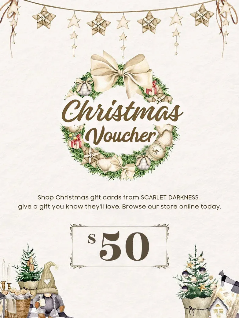 Scarlet Darkness Christmas E-Gift Card