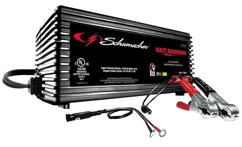 Schumacher SC1355 Battery Maintainer, 6/12 V Output, AGM Battery :EA: QUANTITY: 1