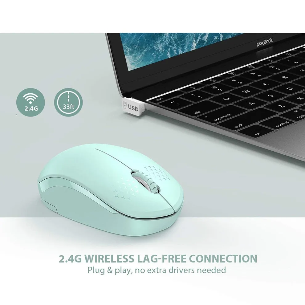 SeenDa Noiseless Ergonomic Wireless Mouse