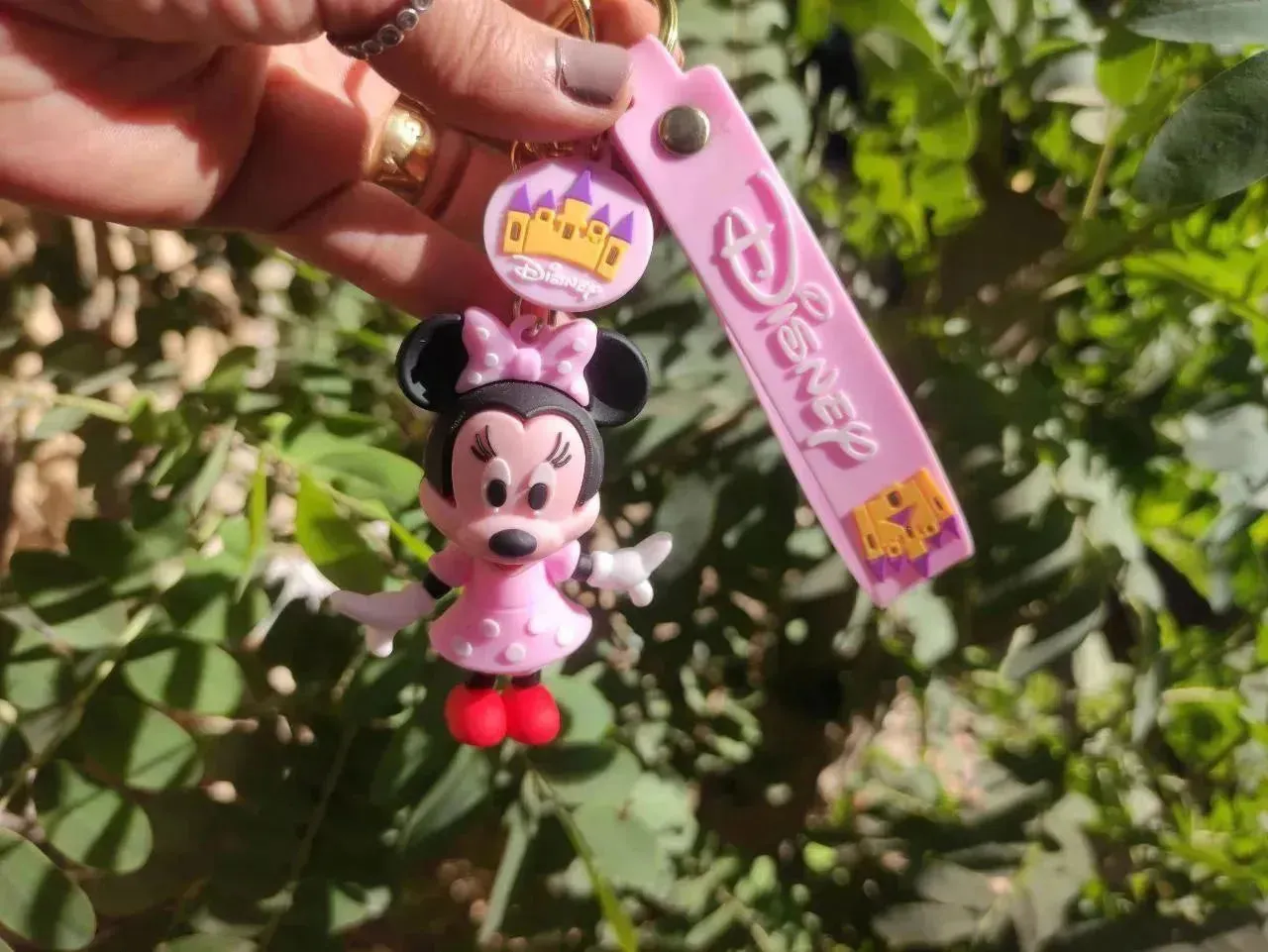 Silicone Keychain-mickey & minnie mouse