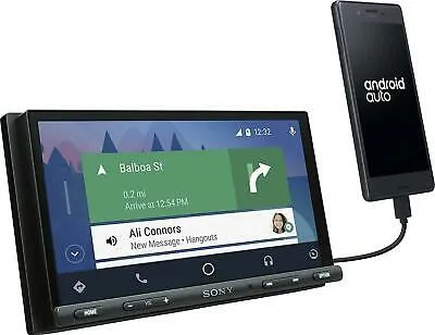 Sony XAV-AX5000 6.95" CarPlay/Android Auto Media Receiver with Bluetooth