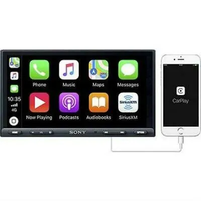 Sony XAV-AX5000 6.95" CarPlay/Android Auto Media Receiver with Bluetooth