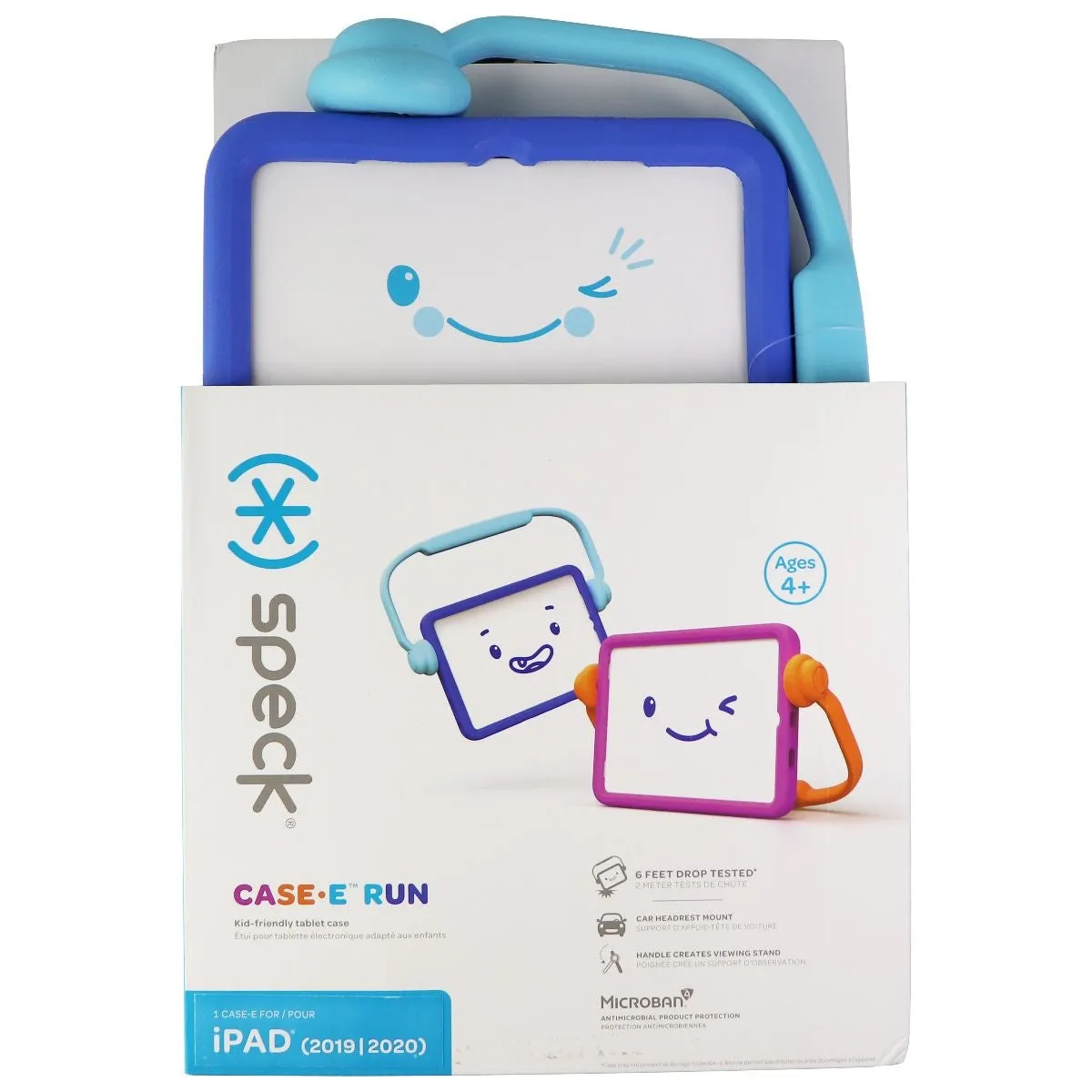 Speck Case-E Run Case for iPad (10.2) 9th/8th/7th Gen - Charge Blue/Brave Blue