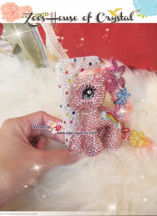 Swarovski elements My Little Pony 3D Bling Crystal Cell Phone Case