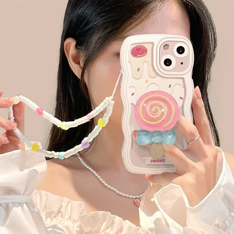 Sweet Treat 3D Japanese Style Heart iPhone Case