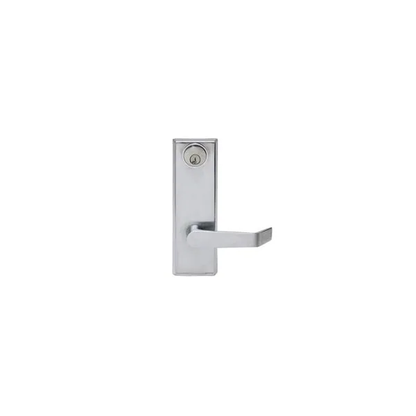 TELL - CTL 875 - Escutcheon Panic Trim - Passage Function - Satin Chrome - Grade 1