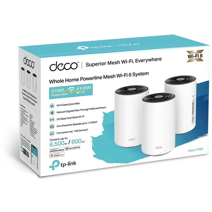 TP-LINK - DECO WIFI6 PLINE MESH 3 PK