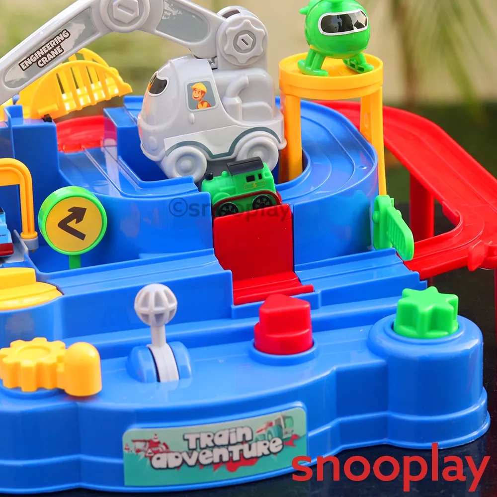 Train Adventure Mechanical Principle Track Playset - Assorted Colours & Designs