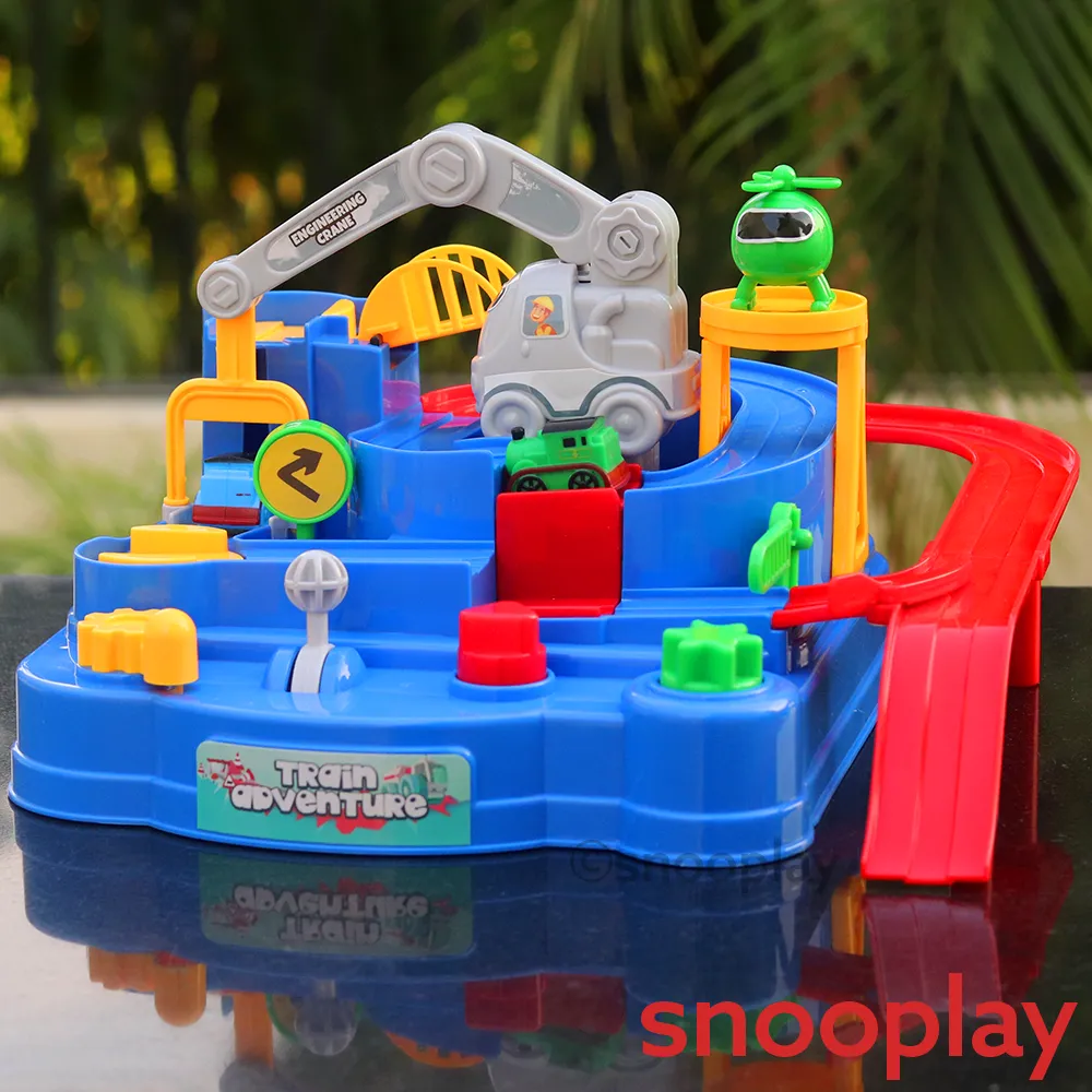 Train Adventure Mechanical Principle Track Playset - Assorted Colours & Designs