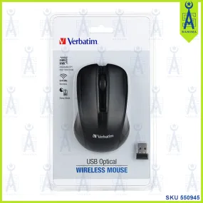 VERBATIM USB OPTICAL WIRELESS MOUSE 66432