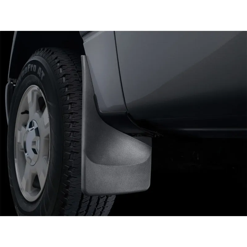 WeatherTech DigitalFit No-Drill Rear Mud Flap - Black / Textured - 2500 / 3500 - GM Fullsize Truck 2020-21 120118 - Pair