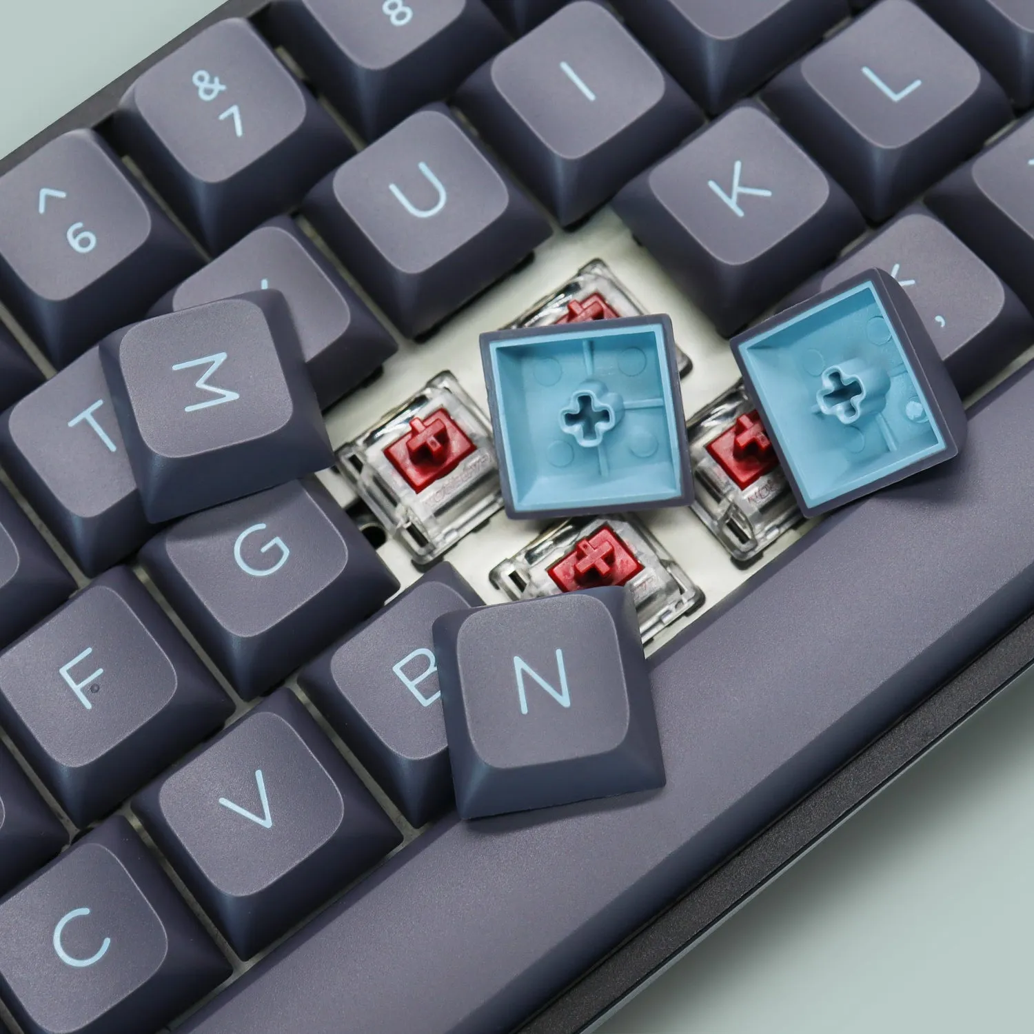 Womier 189 Series KDA Profile Double Shot PBT Keycap Full Set (7 Colors)