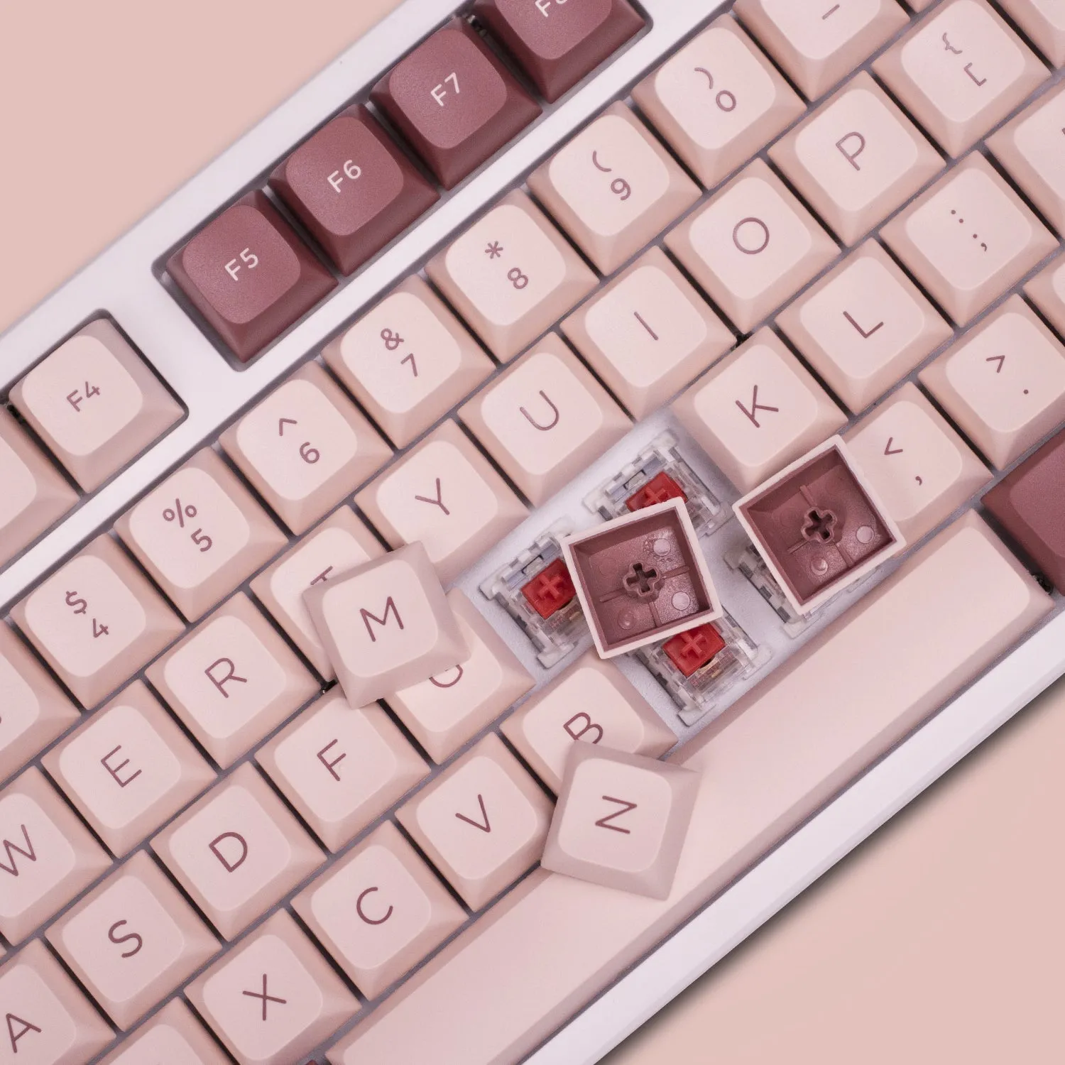 Womier 189 Series KDA Profile Double Shot PBT Keycap Full Set (7 Colors)