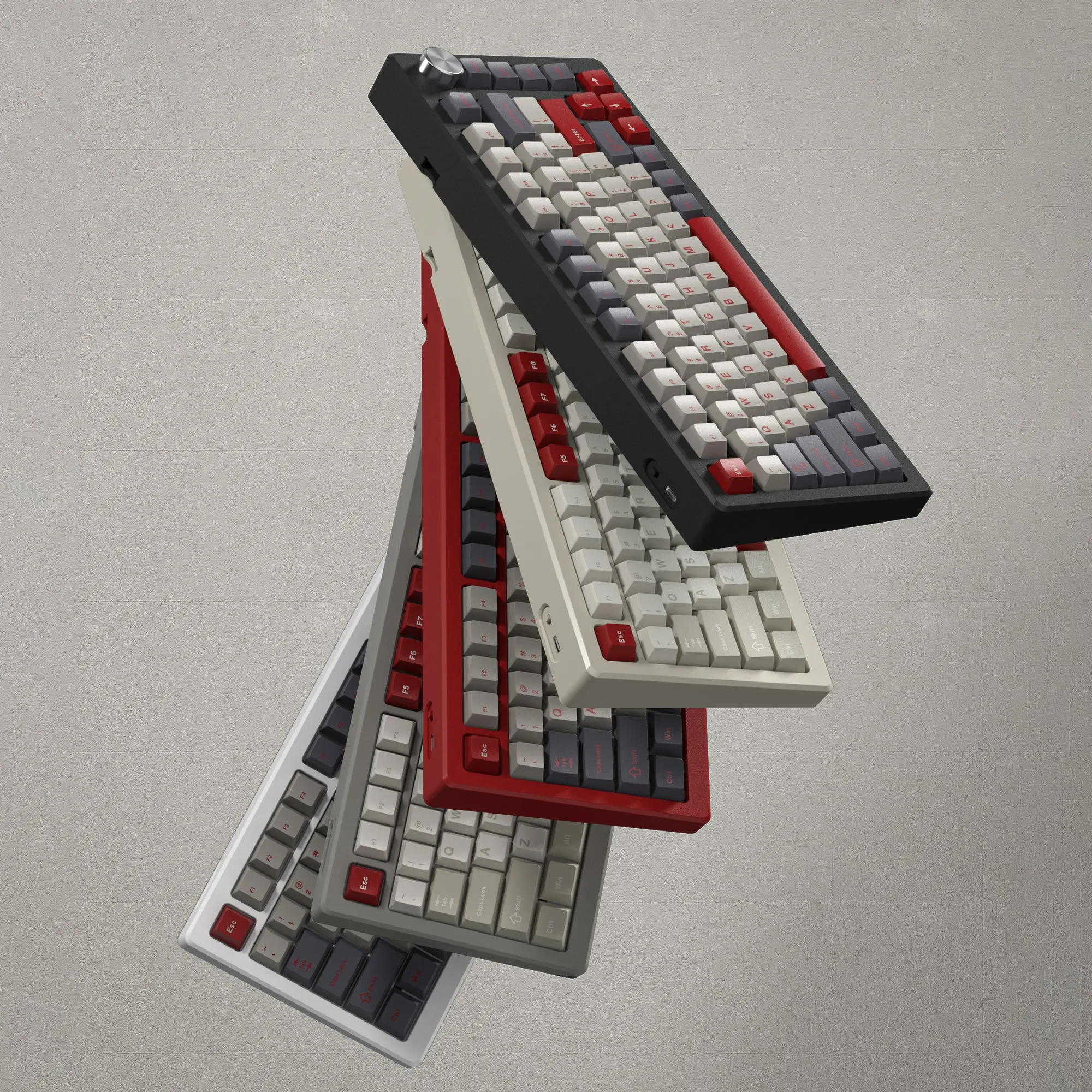 Womier Nostalgia - Cherry Profile Double Shot PBT Keycap Set (4 Colorways)