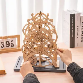 Wooden Mechanical Clock Puzzle "The Clock"