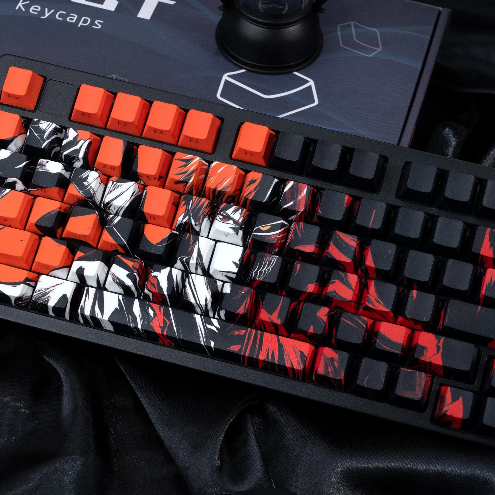 XVX  Kurosaki  Cherry Profile  Double shot  Dye-Sub PBT Keycap Set 130-Key